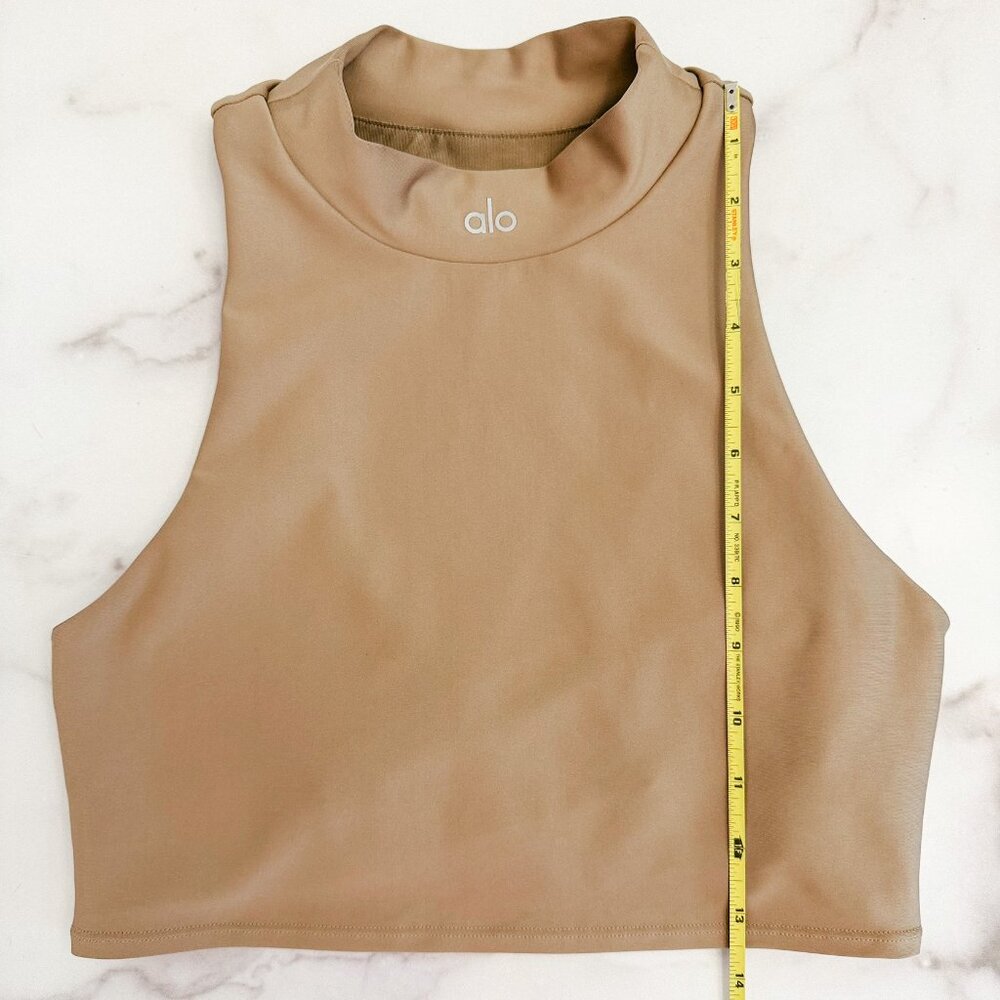 Alo Yoga Airlift Fuse Bra Tank in Gravel Size Medium - Picture 5 of 8